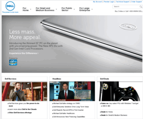 dellcompiter.com: Dell – The Official Site | Dell
Dell provides technology solutions, services and support.  Visit Dell.com for Laptops, Netbooks, Tablet PCs, Desktops, Monitors, Servers, Storage, Mobile Phones, Printers and Computer Accessories.