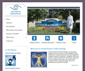 diabetesdenver.com: South Denver Endocrinology
South Denver Endocrinology is a specialty medical clinic focused on the diagnosis and treatment of general endocrine and diabetes medical conidtions.