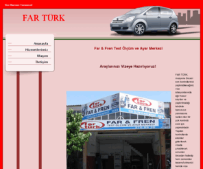 farturk.com: Far & Fren Test Ölçüm ve Ayar Merkezi
Far türk