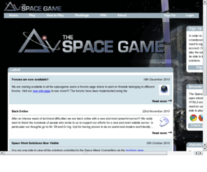 thespacegame.org: The Space Game
A crowdsourcing experiment on the design of interplanetary trajectories