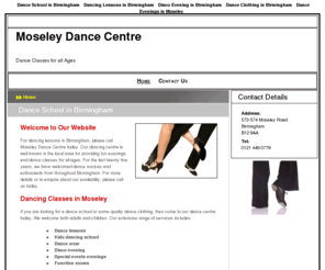 danceschoolbirmingham.com: Disco Evening in Birmingham : Moseley Dance Centre
For a disco evening in Birmingham or dance clothing in Birmingham, please call us today.