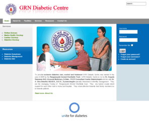 grndiabeticcentre.com: GRN Diabetic Centre, Coimbatore Diabetes Hospital | Dr. Gogula Ramanan, Diabetes Specialist
Centre for Diabites Diagnosis, Treatement, Care and Control headed by Dr. Gogula Ramanan M.D., (Gen. Med), D.Diab., FCCP Consultant Cardio Diabetologist.