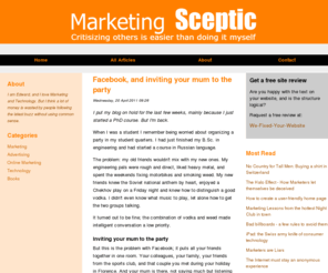marketingsceptic.com: Marketing Sceptic
Joomla! - the dynamic portal engine and content management system