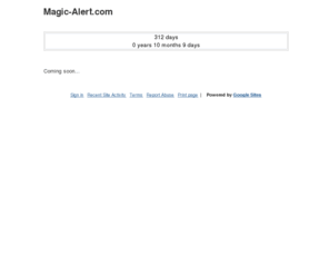 magic-alerts.com: Magic-Alert.com
Magic-Alert.com is going to rock your world ! Coming soon...