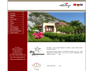 olymposholiday.com: Otel Melisa - Sakli Cennet - Cirali/ Olympos / Otel Melisa
Otel Melisa, Melissa, melisa cirali, comfortable, familiengeführte Bungalowanlage in Cirali, der Perle Lykiens