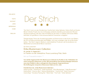 derstrich.com: Der Strich, Ausstellungsraum, Berlin
Der Strich - Zeitgenoessische Kunstausstellungen Berlin