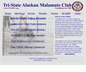 tsamc.org: Tri-State Alaskan Malamute Club
