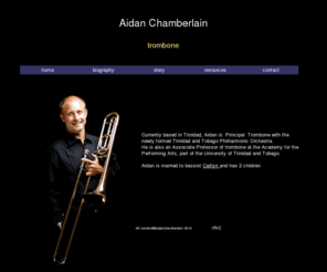 aidanchamberlain.com: Aidan Chamberlain  Trombonist
 aidan chamberlain trombonist and teacher