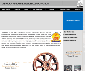 ashoka.cc: Power Transmission Drives - Power Transmission India and Power
    Transmission Drives Exporter
Power Transmission Drives - Power transmission from India, manufacturer power transmission drives, cement plants, ground gears, girth gears, precision gears, internal gears, sugar mill gears, pinion shafts