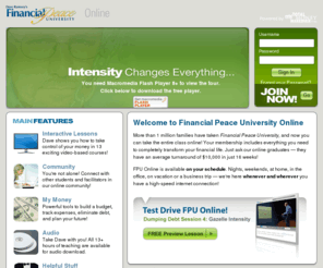 fpuonline.org: FPU Online Homepage
Dave Ramsey, author of Financial Peace and host of the nationally syndicated radio program - The Dave Ramsey Show