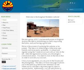 kingmanmodelers.com: Welcome to the Kingman Modelers Website!
Kingman Modelers - A club devoted to flying radio controlled aircraft in Kingman Arizona