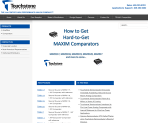 touchstonesemiconductor.com: Touchstone Semiconductor Inc.
Touchstone Semiconductor, Inc. - The 21st Century High Performance Analog Company!