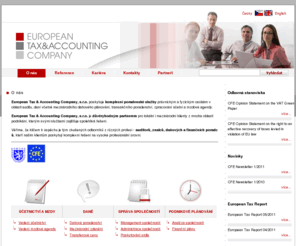 worldtax.eu: European Tax & Accounting Company. s.r.o. - Účetnictví, mzdy a daně
Poskytujeme komplexní poradenské služby v oblasti auditu, daní, mezinárodního plánování a zpracování účetní a mzdové agendy.