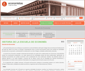 economistasdecordoba.com: Colegio de Economistas de Córdoba
Colegio de Economistas de CÃ³rdoba
