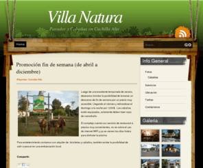 villanatura.com.uy: Villa Natura - Cuchilla Alta
Parador y Cabañas en Cuchilla Alta