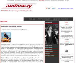 audioway.de: Roland Rube & Ariane Kranz | audioway | MUSIC & MEDIA
music promotion, music production