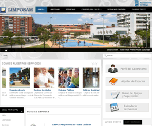 limposam.com: Bienvenidos a la página web de LIMPOSAM
Sitio web de Limposam: Limpiezas Municipales y Parque del Oeste Sociedad Anónima Municipal de Málaga