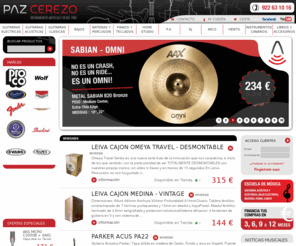 pazcerezo.com: Paz Cerezo - Equipando al Músico desde 1900
Tienda de instrumentos musicales PazCerezo. Nueva tienda online en Canarias con los precios más competitivos.