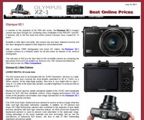 xz-1.com: Olympus XZ-1
Renergise your photography with the the incredible Olympus XZ-1 compact camera. Find the best prices and get technical information on the XZ-1 on this site.