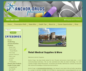 anchordrug.com: Retail Medical Supplies | Pharmaceutical Compounding | Dead Sea Mud Mask
Find the retail medical supplies you need at Anchor Drugs Pharmacy, offering quality pharmaceutical compounding services and much more. Start here!