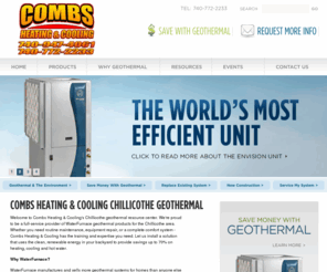 combsgeopro.com: Chillicothe Geothermal Heating & Cooling | Combs Heating & Cooling
A full service geothermal provider for the Chillicothe area, Combs Heating & Cooling is dedicated to helping you save money on all of your heating, cooling and hot water costs.