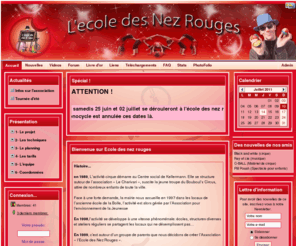 nezrouges.com: Ecole des nez rouges
école de cirque de loisir de Saint Dié des Vosges (88)