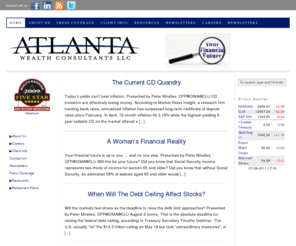 awc2.com: Atlanta Wealth Consultants, LLC — Peter Miralles Investment management planning Atlanta
Atlanta Wealth Consultants offers Comprehensive Financial Planning and Investment Services, Peter Miralles