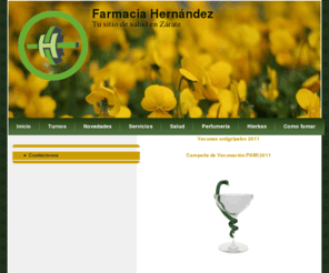 farmaciasdeturnoenzarate.com: Farmacia Hernandez
Institucional, con información de turnos de Zarate y profesional sobre medicamentos, obras sociales, hierbas medicinales y perfumería