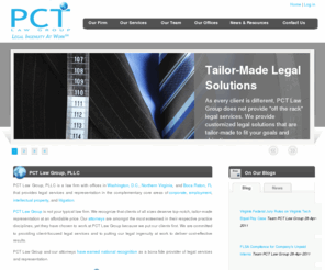 pctlg.com: PCT Law Group | Home
A law firm providing legal services in corporate law, business contracts, intellectual property, litigation, and employment with offices in Northern Virginia and Washington, DC.