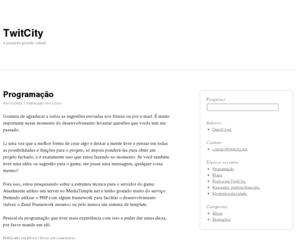 twitcity.net: TwitCity | A pequena grande cidade
A pequena grande cidade