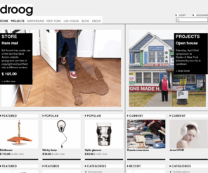 droogusa.com: Droog − Conceptual design company
Droog creates products, projects and events around the world in collaboration with designers, clients and partners. Droog, based in Amsterdam, founded 1993.