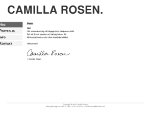 camillarosen.com: Camilla Rosen
Use no more than 255 characters