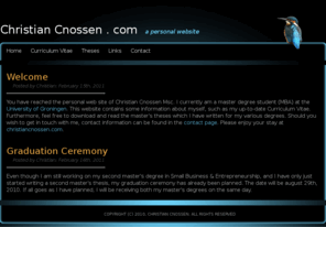 christiancnossen.com: The Personal Website of Christian Cnossen
The personal website of Christian Cnossen