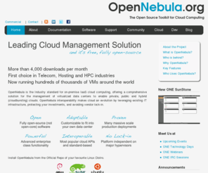 opensourcecloud.org: .:: OpenNebula: The Open Source Toolkit for Cloud Computing ::.
OpenNebula: The Open Source Toolkit for Cloud Computing - start