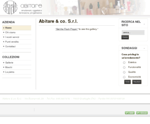 abitareco.com: Abitare & co. S.r.l.
Abitare & co. S.r.l. Grottaglie(TA) - Arredamenti, Oggettistica, Illuminazione, Progettazione.