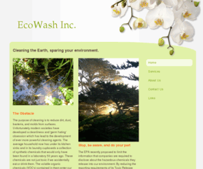 ecowashinc.com: EcoWash Inc. - Home
Cleaning the Earth, sparing your environment.