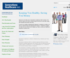 generations.cc: Generations Healthcare HMO
Get low co-pays for doctor visits and hospital stays with Medicare Advantage HMO Plans from Generations Healthcare.