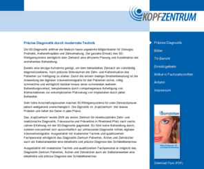 kopf-center.com: KOPFZENTRUM – Präzise Diagnostik durch modernste Technik
Kopfzentrum Ingelheim, Dr.med. Dr.med.dent. Roswitha Ritter