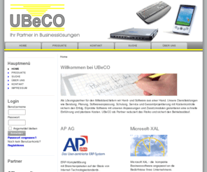 kraus-bubesheim.com: UBeCO GmbH Augsburg - Ihr Partner in Businesslösungen - Home
Software und Service für den Mittelstand: Buchhaltung, Einkauf, Verkauf, Lager, PPS, Interessentenverwaltung, Wiedervorlage, Kostenrechnung und weitere Lösungen ...