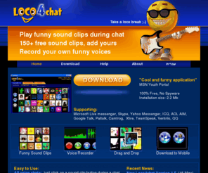 loco4chat.com: Funny sound clips for chat
funny sound clips for chat. Download free software