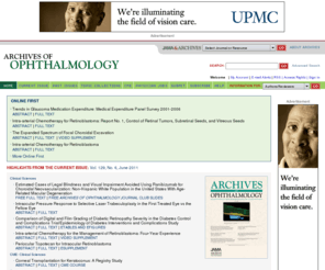 archophth.org: Archives of Ophthalmology, a monthly peer-reviewed medical journal published by AMA
Archives of Ophthalmology, a monthly professional medical journal published by the American Medical Association, publishes peer-reviewed, original articles on all aspects of ophthalmology