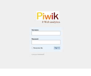 digiraid.net: Piwik › Sign in
Open Source Web Analytics