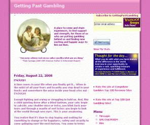 gettingpastgambling.com: Getting Past Gambling
