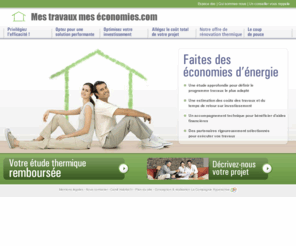 travaux-economies-energie.com: Mes Travaux Mes Economies | Travaux pour économies d'énergies
Profitez de conseils pour la rénovation thermique de votre maison. Trouvez une aide pour réaliser des économies d'énergie sur Mes Travaux Mes Economies