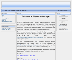 hope4marriages.net: Hope for Marriages

