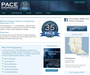 paceengineering.us: PACE Engineering, Inc. | Civil Engineering | Redding, Northern California
PACE Engineering, Inc. has served Northern California with a complete range of engineering services since 1976.