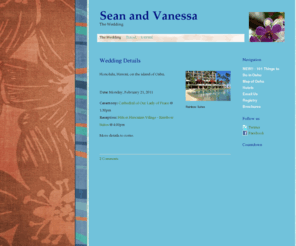 seanandvan.com: Sean and Van - The Wedding
Sean and Vanessa's Wedding