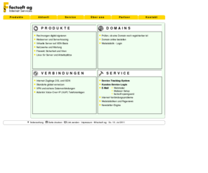 vereins-info.com: Willkommen bei der factsoft ag - Internet Services München
factsoft Internet Service Provider Startseite
