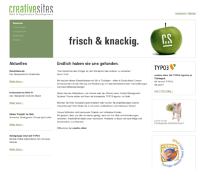 german-expert-companies.com:  TYPO3 Agentur Thüringen . creative sites . Web & Application Development  - TYPO3 Agentur Thüringen
creative sites . Web- & Application Development . TYPO3 Agentur Thüringen. Consulting. Als TYPO3 Agentur und TYPO3 Dienstleister bieten wir Ihnen umfassende Leistungen rund um TYPO3 und PHP. Sollten Sie Unterstützung bei der Installation von TYPO3, beim Einsatz weiterer Funktionalitäten oder profesionelle TYPO3 Extensionentwicklung benötigen, stehen wir Ihnen gerne zur Seite.