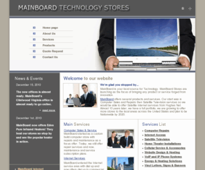 mainboardllc.com: MainBoard, LLC - Haysi Virginia (866) 865-4109 | Managed Services | E-Rate Consulting | Telecommunications Consulting
MainBoard, LLC Corporate site, Erate consulting, retail store, government procurement, bidding, ecommerce, web hosting, web design